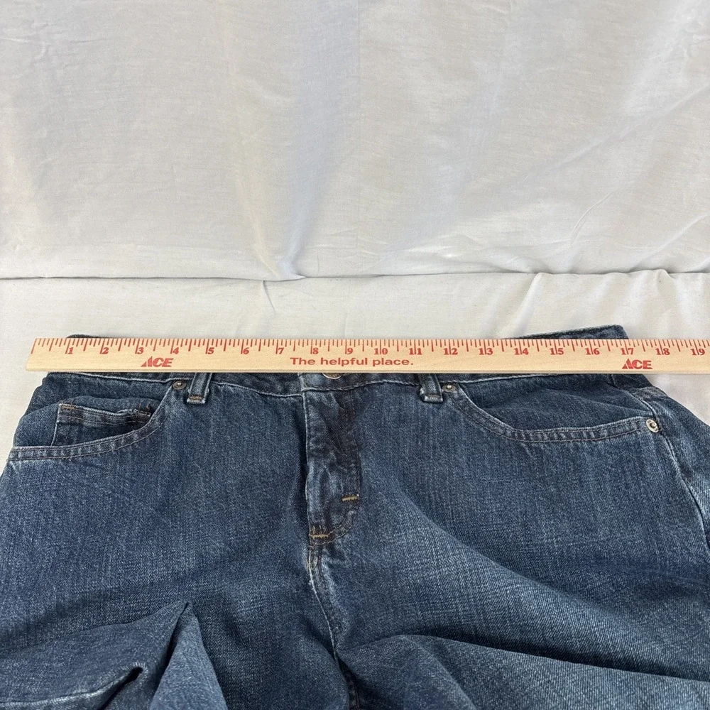Lee Riveted Ultimate 5 Blue Jeans Women’s Size 14L 5-Pockets 100% Cotton 34x30